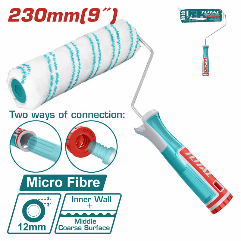 RODILLO FELPA 9" BLANCO RESISTENTE A SOLVENTES INDUSTRIAL SUPER TOTAL (THT8592D)