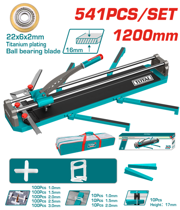 CORTABALDOSA - PORCELANATO 1200MM + 500 SEPARADORES Y 40 NIVELADORES SUPER TOTAL (THTC12008)