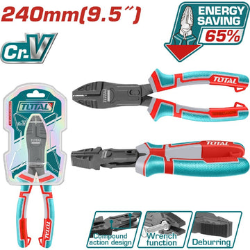 CORTAFRIO MULTIFUNCIONAL 9.5" CROMO VANADIUM INDUSTRIAL TOTAL