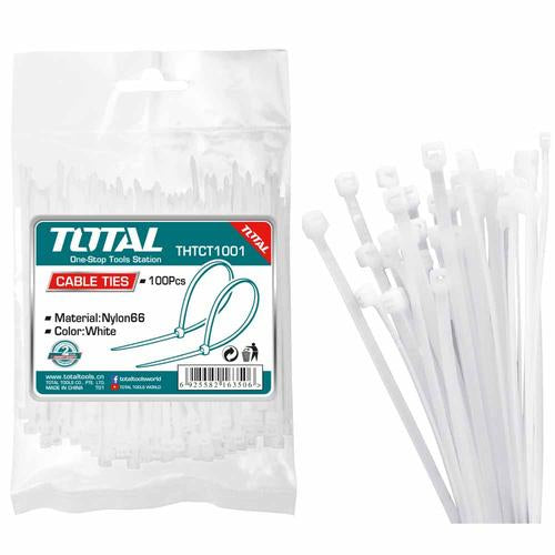AMARRE PLASTICO BLANCO X 600MM X 100PZS (TOTAL)