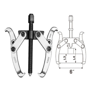 EXTRACTOR DE POLEA (6") 2 BRAZOS (TOTAL)