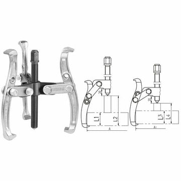 EXTRACTOR DE POLEA (6") 3 BRAZOS / INDUSTRIAL (TOTAL)
