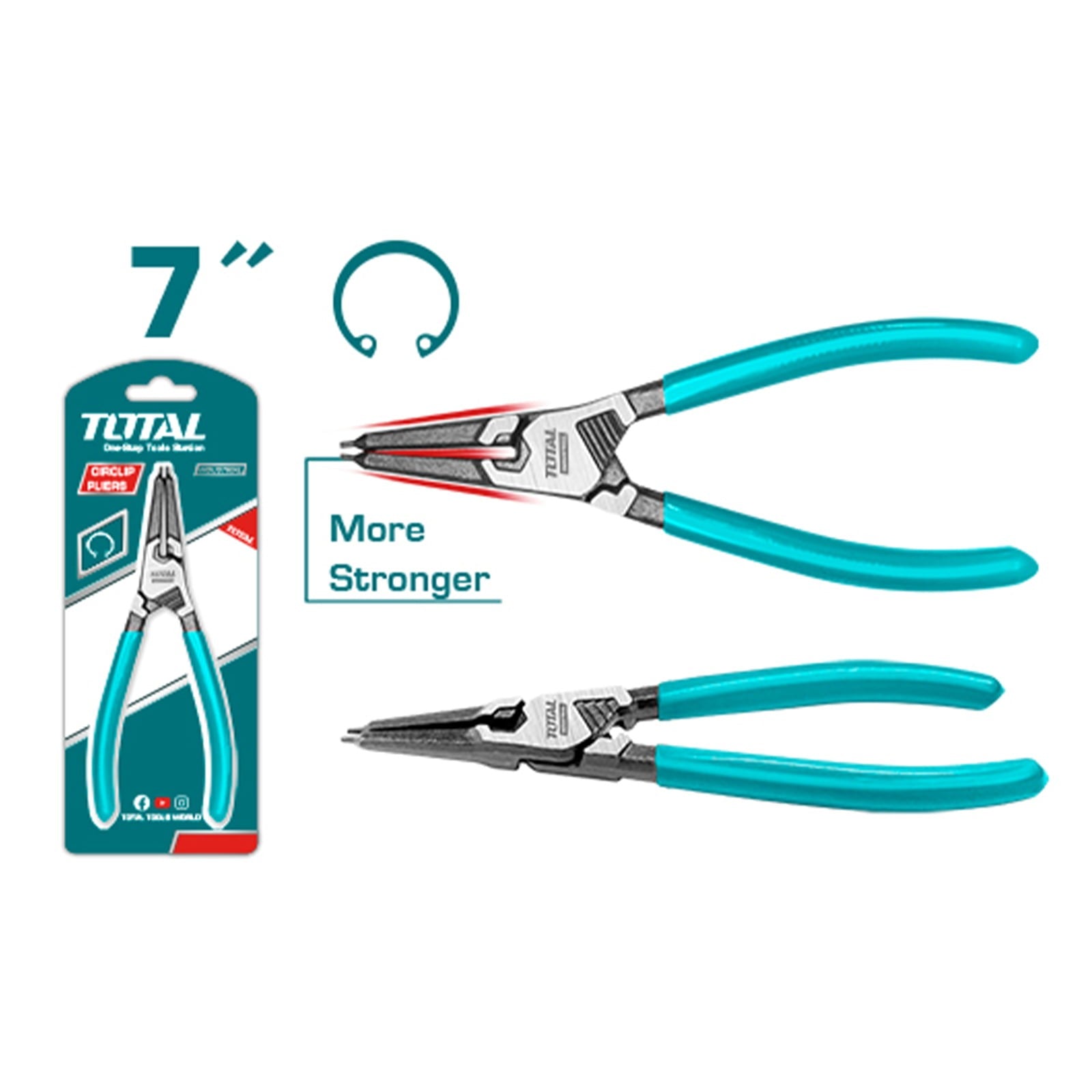 PINZA SACA PINES RECTA 7 INDUSTRIAL TOTAL