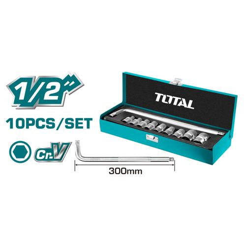 JUEGO DE COPAS 1/2" (10-24MM) X 10PZS (TOTAL)