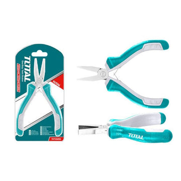 MINI ALICATE (4-1/2") PUNTA PLANA (TOTAL)