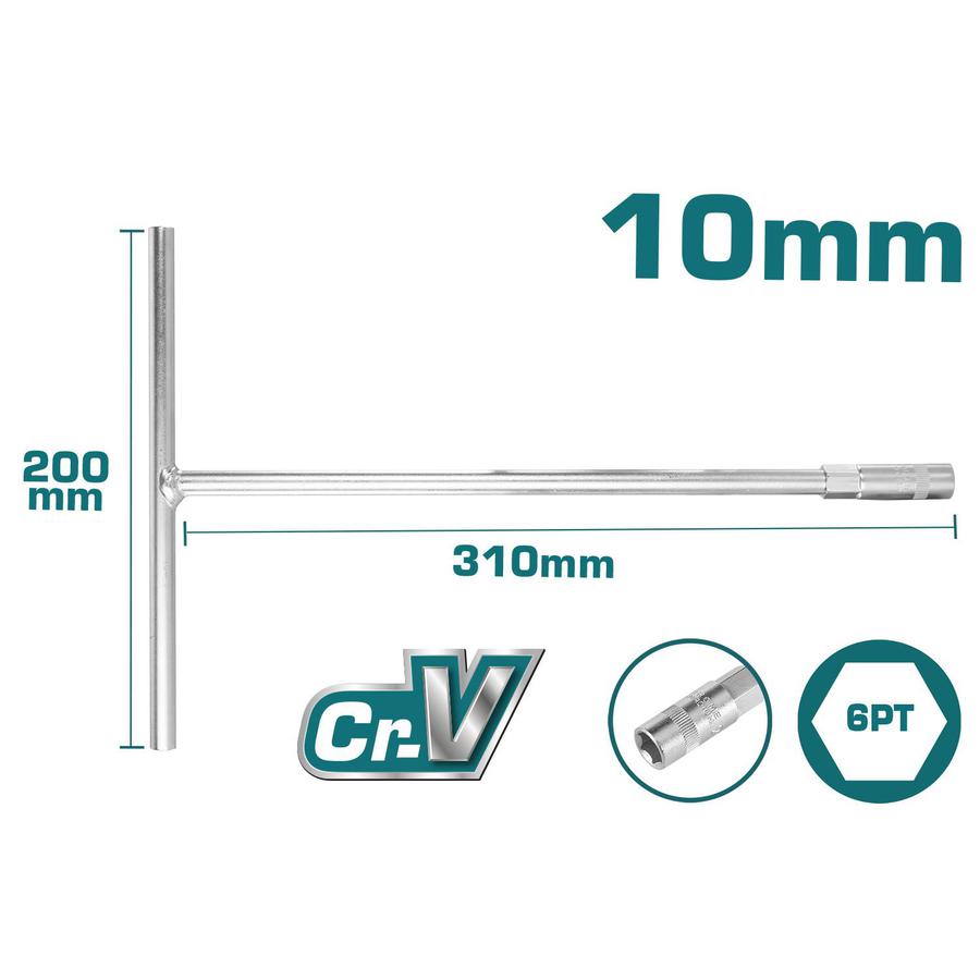 LLAVE TIPO T CON COPA 10MM (TOTAL)