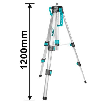 TRIPODE DE ALUMINIO (120MM) PARA NIVEL LASER / TUERCA 5/8" - 1/4" (TOTAL)