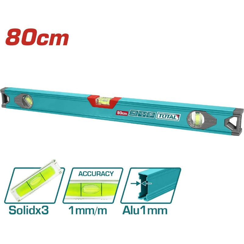 NIVEL 80 CM ALUMINIO SUPER TOTAL