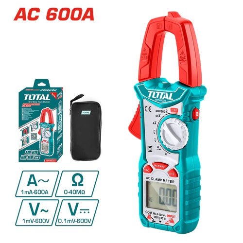 PINZA VOLTIAMPERIMETRICA DIGITAL AC/DC 600A 600V (TOTAL)