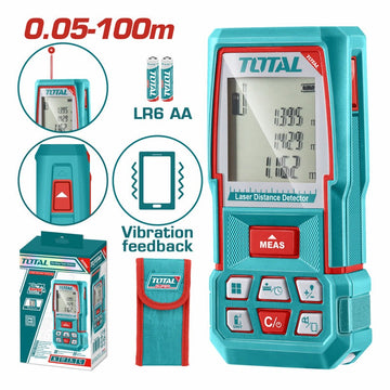 MEDIDOR DE DISTANCIAS LASER 100MTS TOTAL