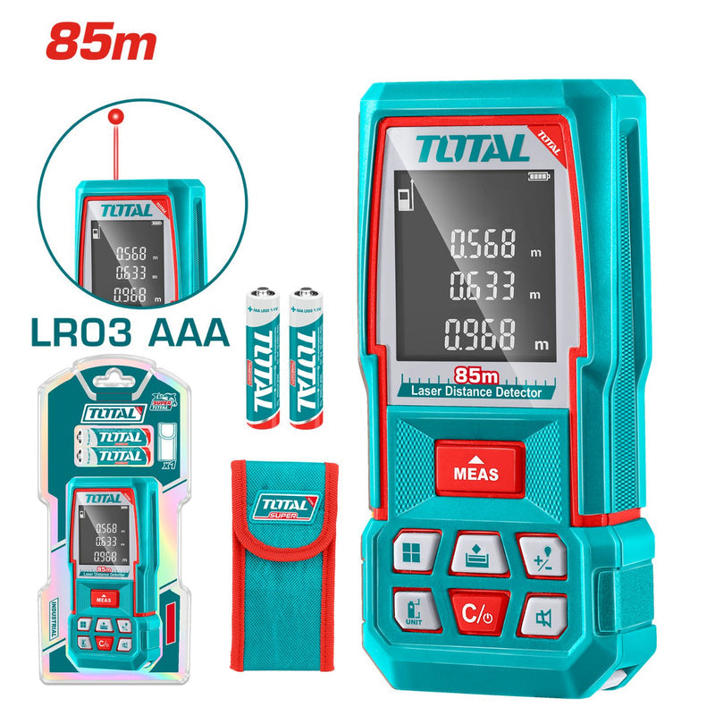 MEDIDOR DE DISTANCIA LASER 85MTS INDUSTRIAL SUPER TOTAL (TMT570268)