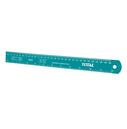 REGLA 30CM DE ALUMINIO  (TOTAL)