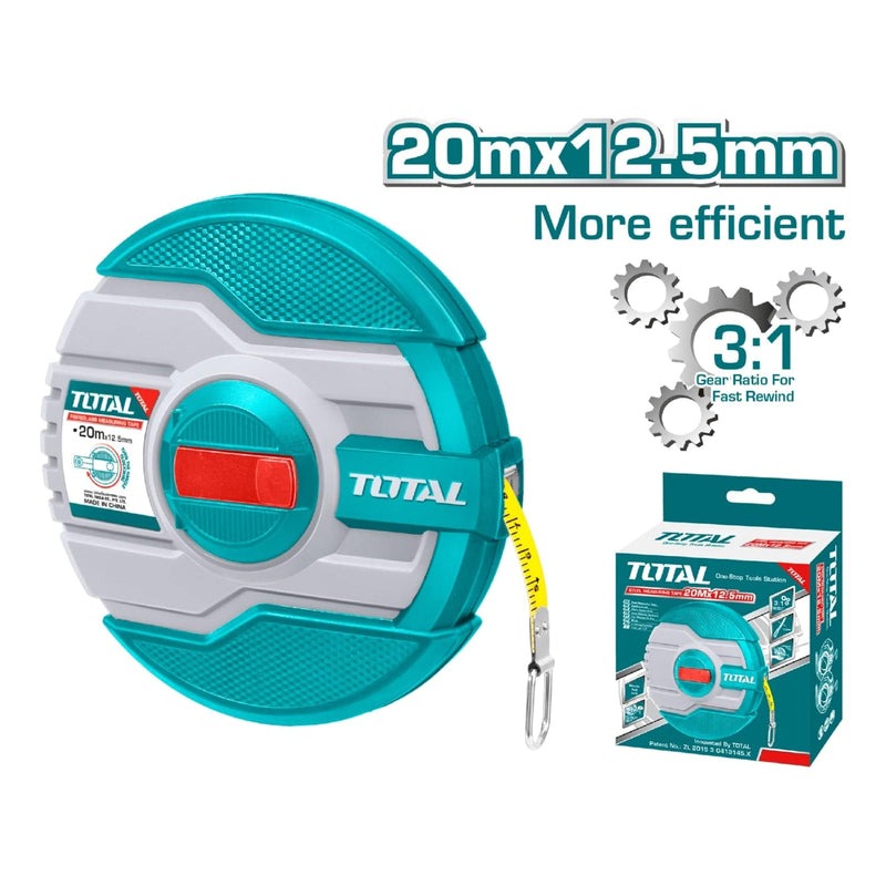 DECAMETRO 20MTS INDUSTRIAL FIBRA DE VIDRIO TOTAL (TMTF13206)