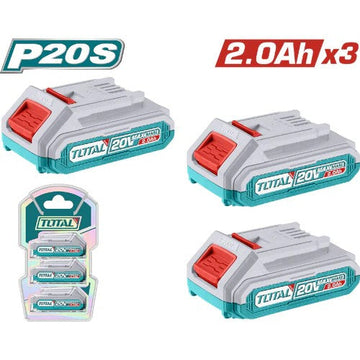KIT DE BATERIA DE LITIO (20V) 2AH X 3 UNDS (TOTAL)