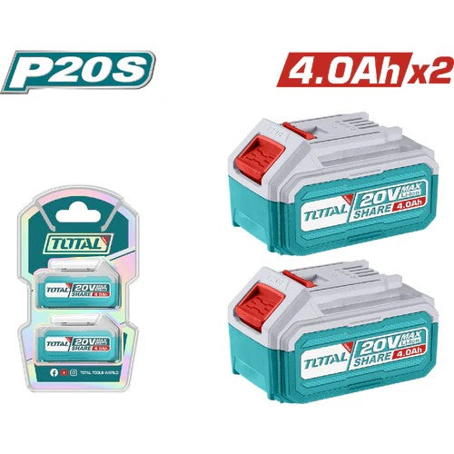 KIT X 2 BATERIAS DE LITIO 20V 4,0AH  (TOTAL)