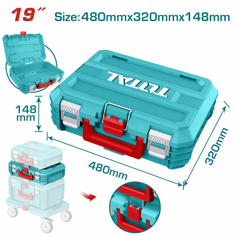 CAJA HERRAMIENTAS 19" APILABLE SUPER TOTAL (TPBXS102)