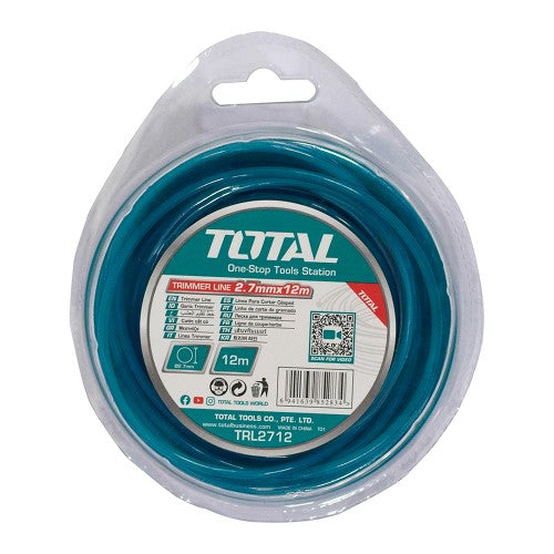 NYLON PARA GUADAÑADORA REDONDO 2,7MM X 12M (TOTAL)