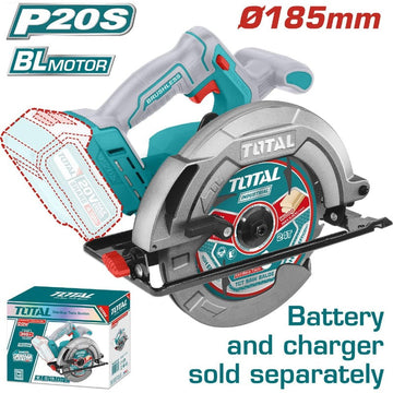 SIERRA CIRCULAR INALAMBRICA 20V 7 1/4 BATERIA Y CARGADOR NO INCLUIDO INDUSTRIAL SUPER TOTAL