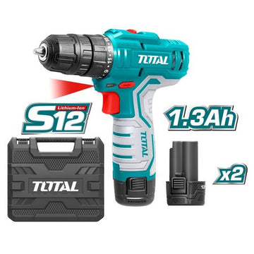 TALADRO 12V (3/8") + 2 BATERIAS LARGAS 1,5AH SIN PERCUTOR / SUPER SELECT (TOTAL)
