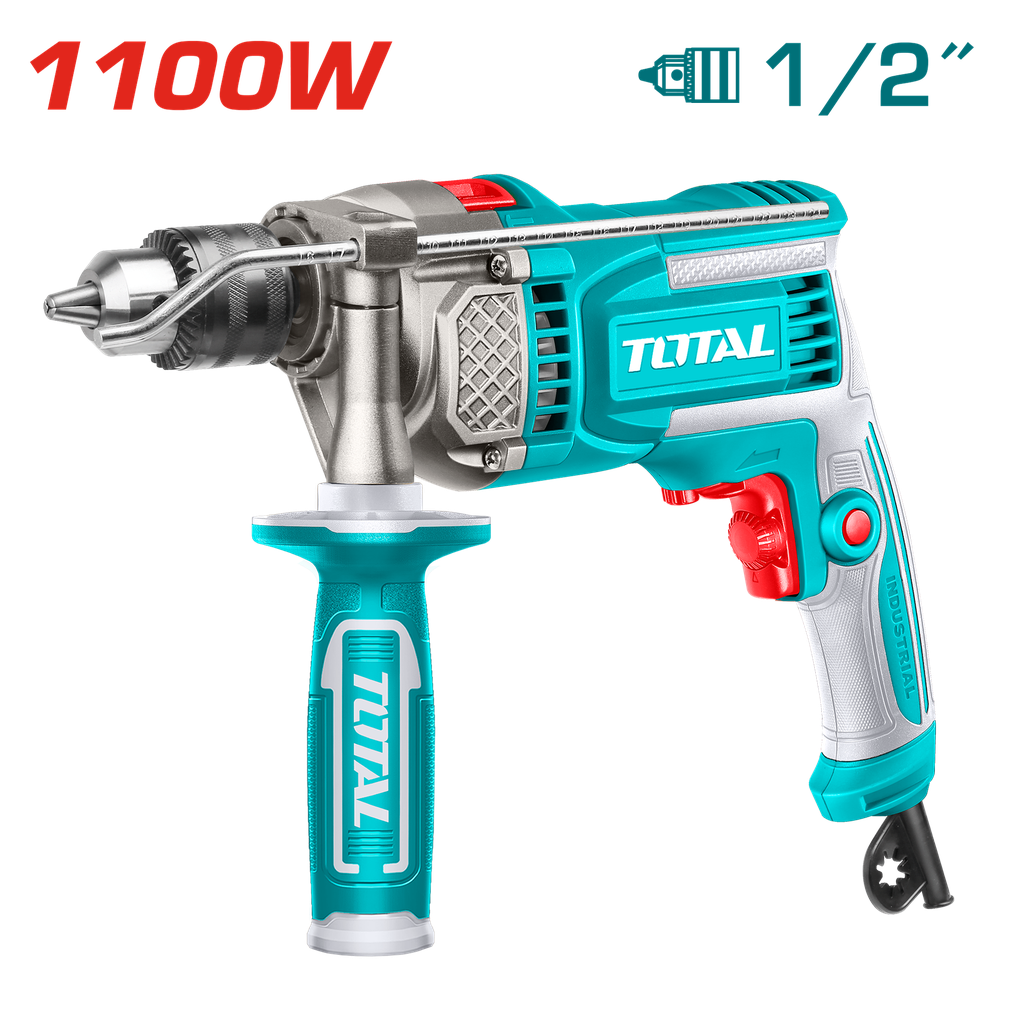 TALADRO PERCUTOR 1/2" 1100W INDUSTRIAL SUPER TOTAL (UTG1111366)
