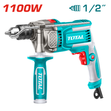 TALADRO PERCUTOR 1/2" 1100W INDUSTRIAL SUPER TOTAL (UTG1111366)