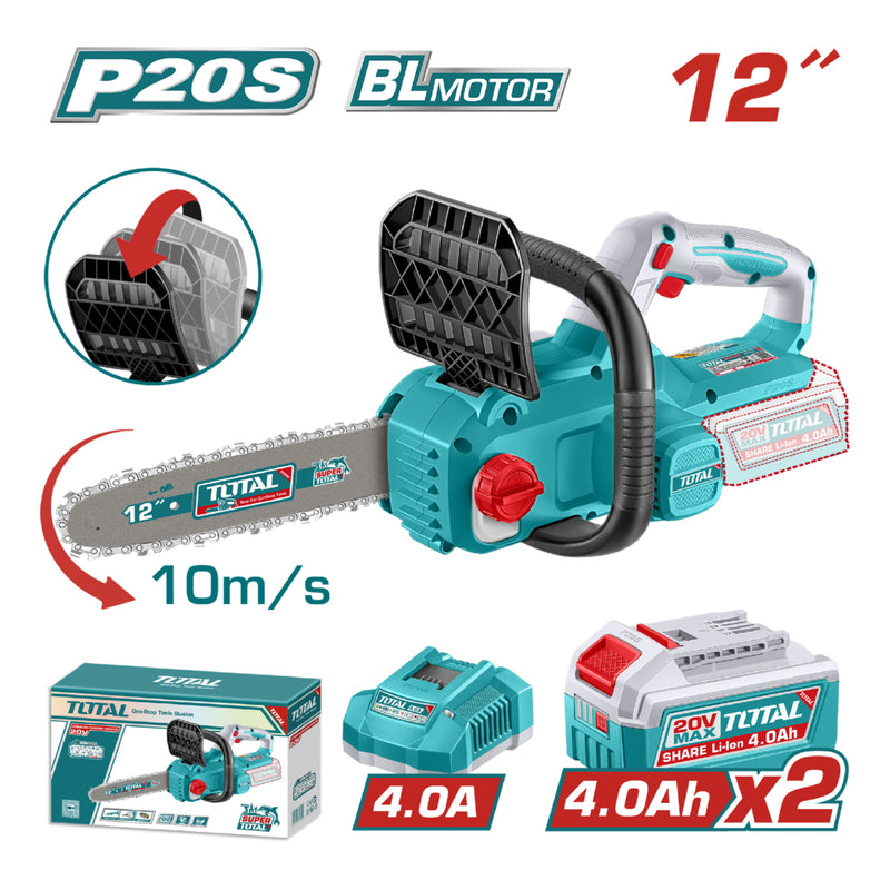 MOTOSIERRA INALAMBRICA 12" 20V INDUSTRIAL (UTGSLI201262)