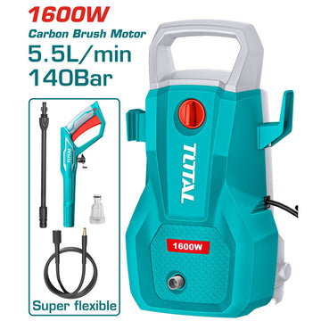 HIDROLAVADORA 1600W 2030PSI 120V TOTAL (UTGT11336)