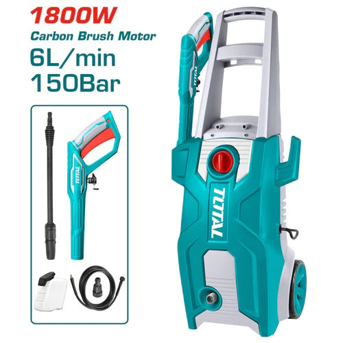 HIDROLAVADORA 1800W 2200PSI DE ALTA PRESION (TOTAL)