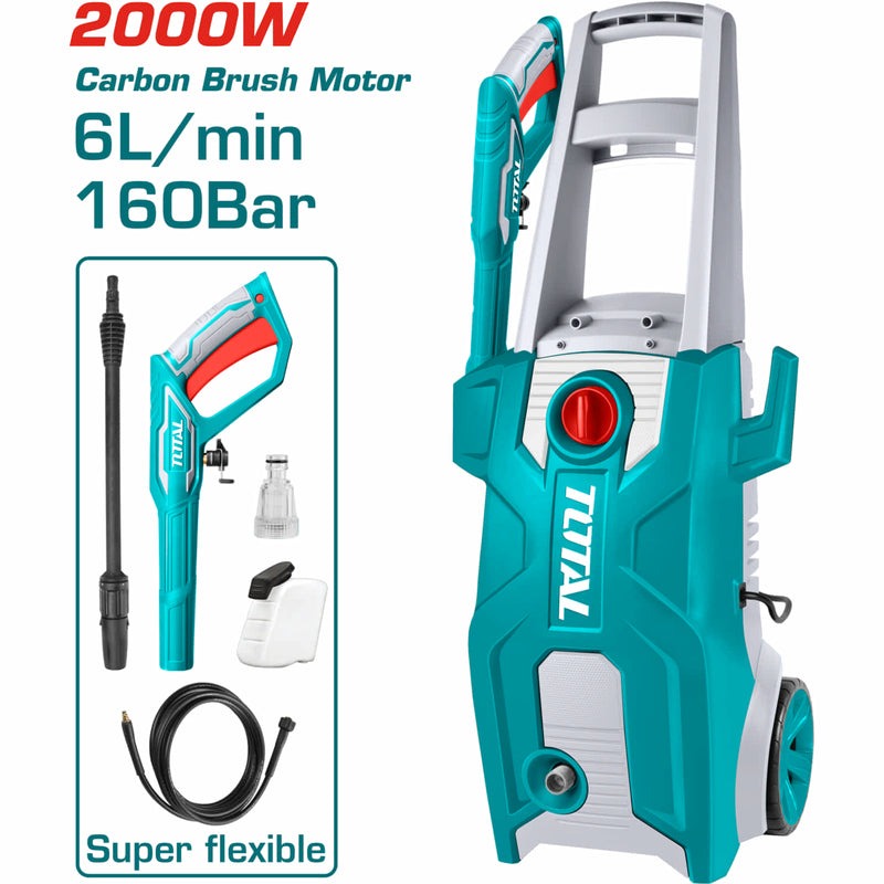 HIDROLAVADORA 2000W 2320PSI INDUSTRIAL SUPER TOTAL (UTGT11376)