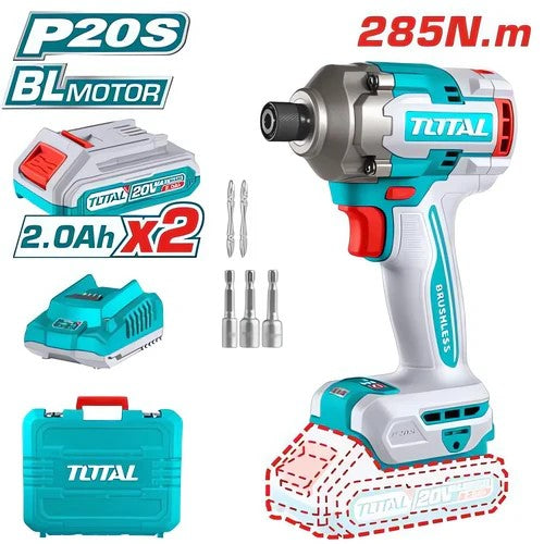 ATORNILLADOR DE IMPACTO 20V (1/4")  INCLUYE 2 BATERÍAS + CARGADOR (TOTAL)