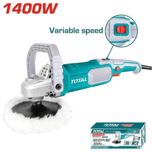 POLICHADORA 1400W INDUSTRIAL INCLUYE 4 ACCESORIOS TOTAL (UTP11418018)