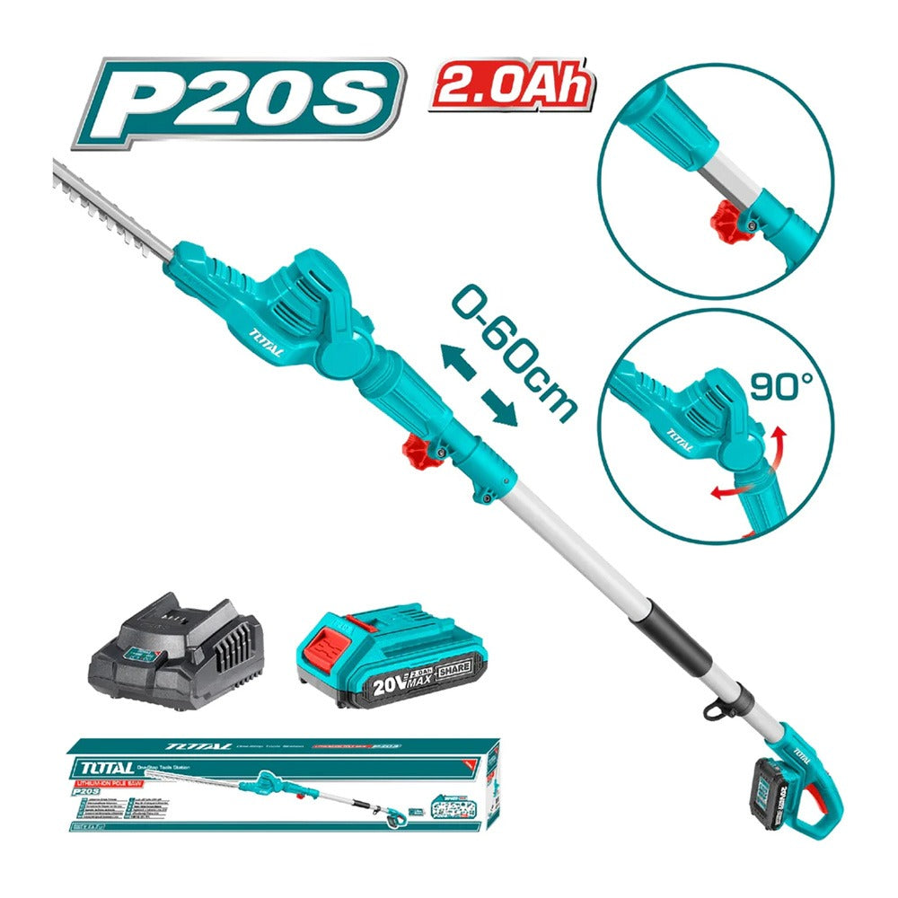 CORTASETOS INALAMBRICA 18 20V INCLUYE BATERIA Y CARGADOR TOTAL