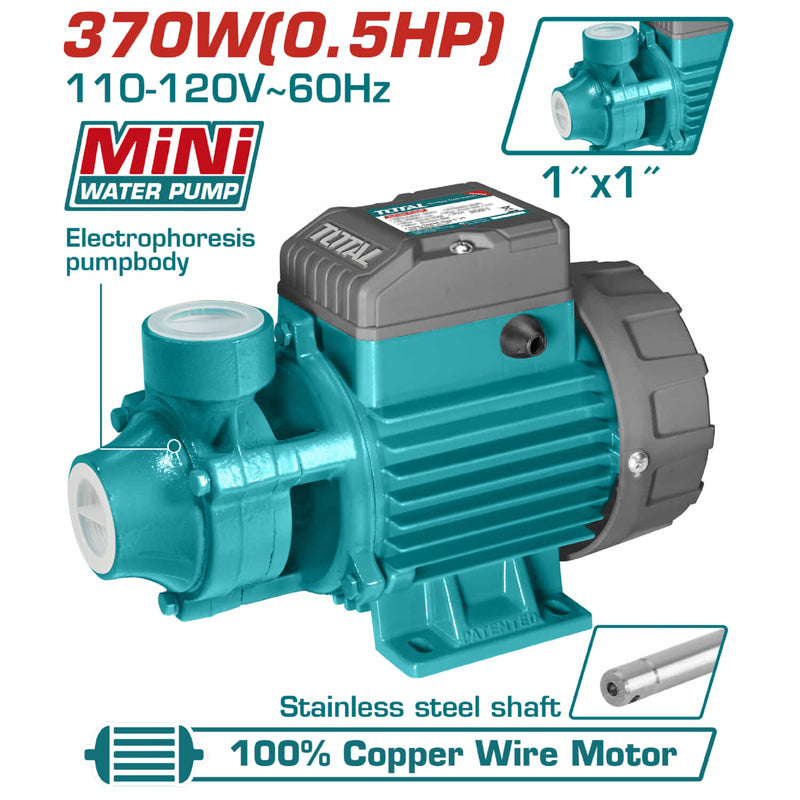 ELECTROBOMBA 1/2 HP 370W 110/120V SUPER TOTAL (UTWP137026)